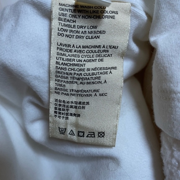 Anthropologie Saturday Sunday Ivory Shag/Fleece Sherpa Open Front Vest NWT Sz S - Picture 10 of 12